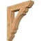 Ekena Millwork Olympic Slat Smooth Bracket, Western Red Cedar, 5 1/2"W x 30"D x 34"H BKT06X30X34OLY06SWR - alternate 1
